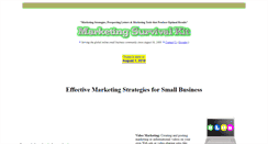 Desktop Screenshot of marketingsurvivalkit.com